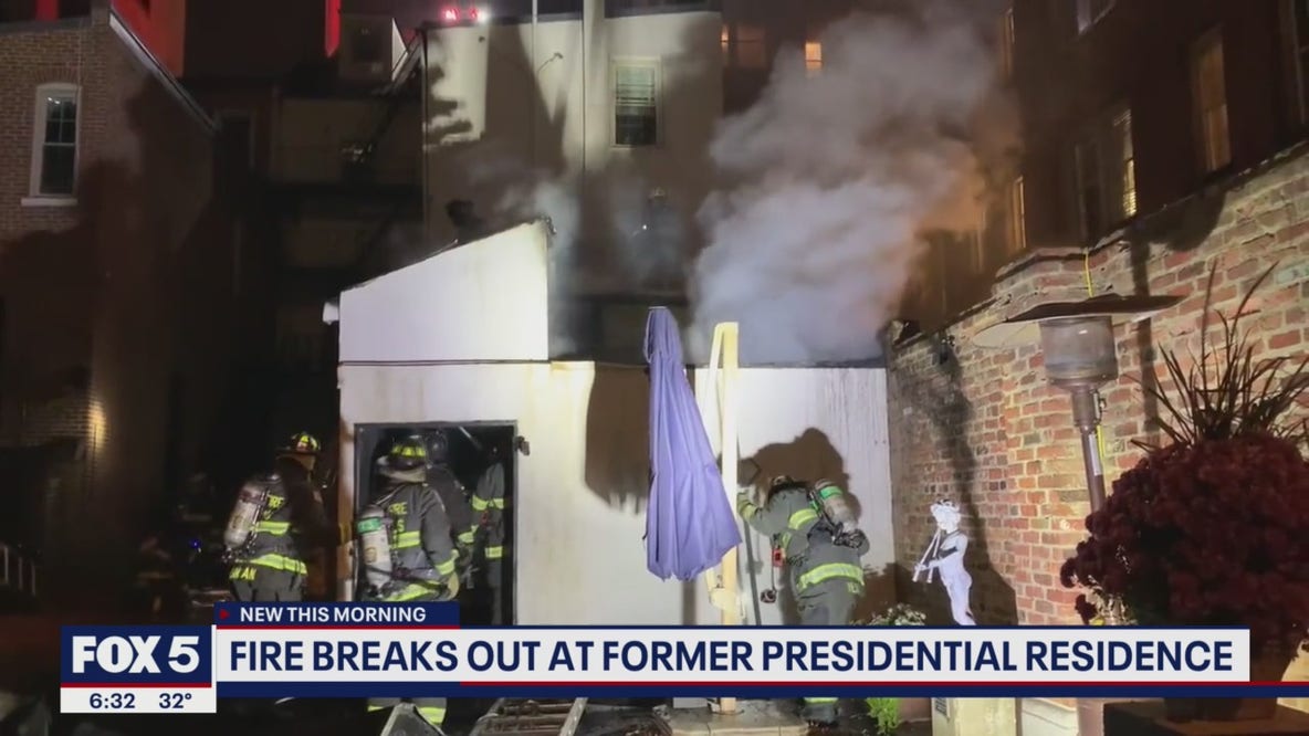 DC firefighters save historic DC landmark once used as presidential residence